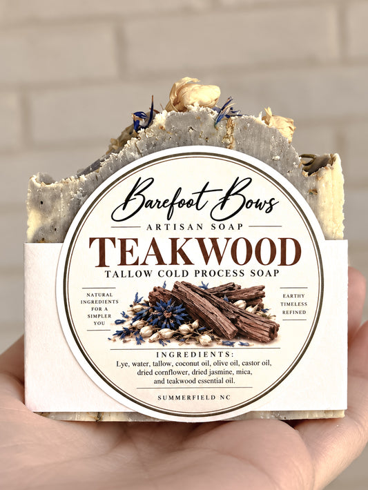 Teakwood Tallow Soap