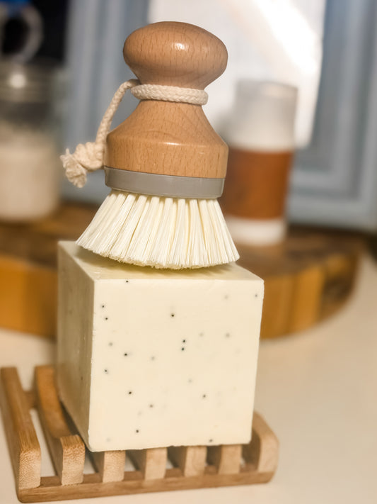 Lemon Poppy Dish Soap Block