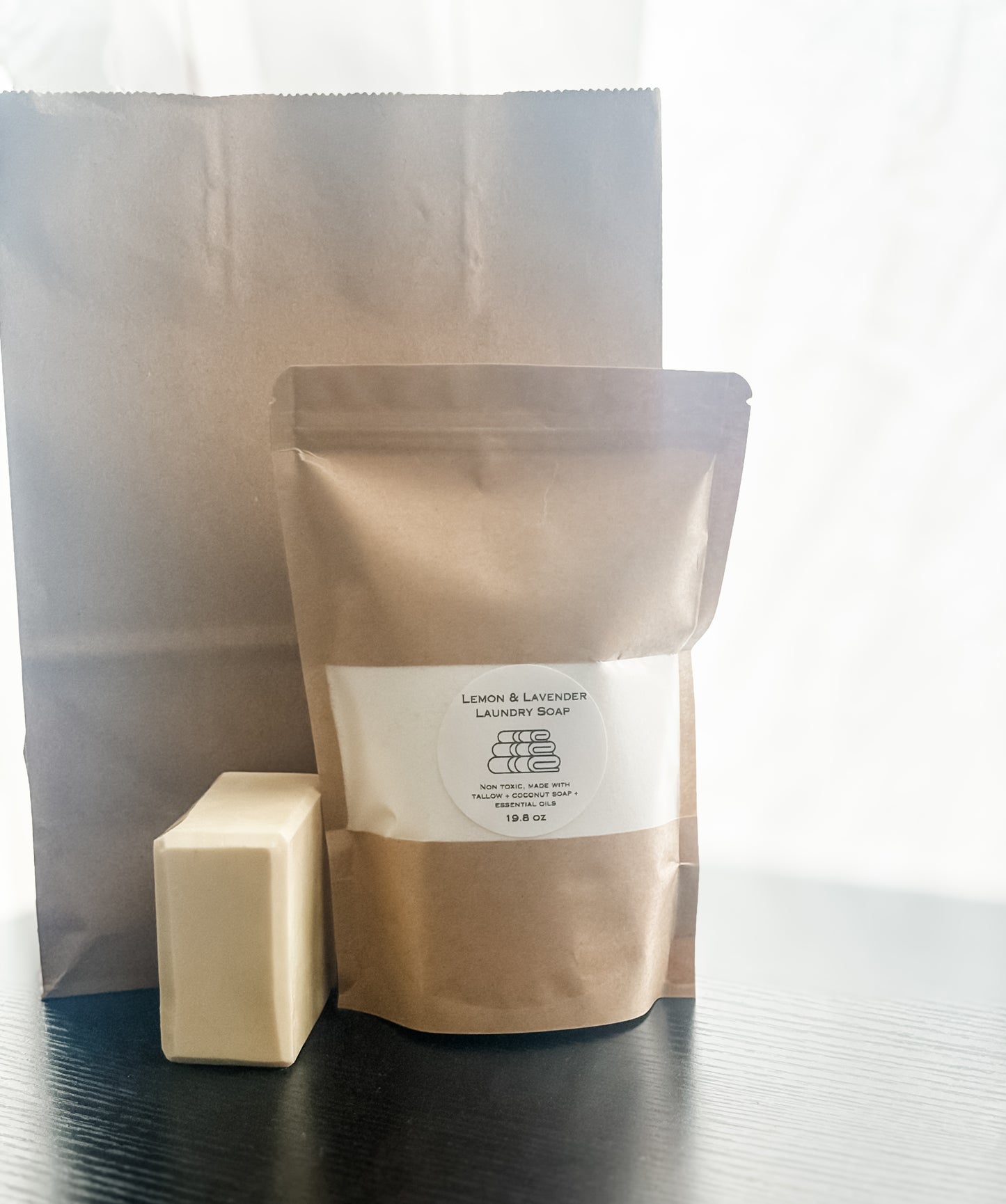 Lemon + Lavender Laundry Soap