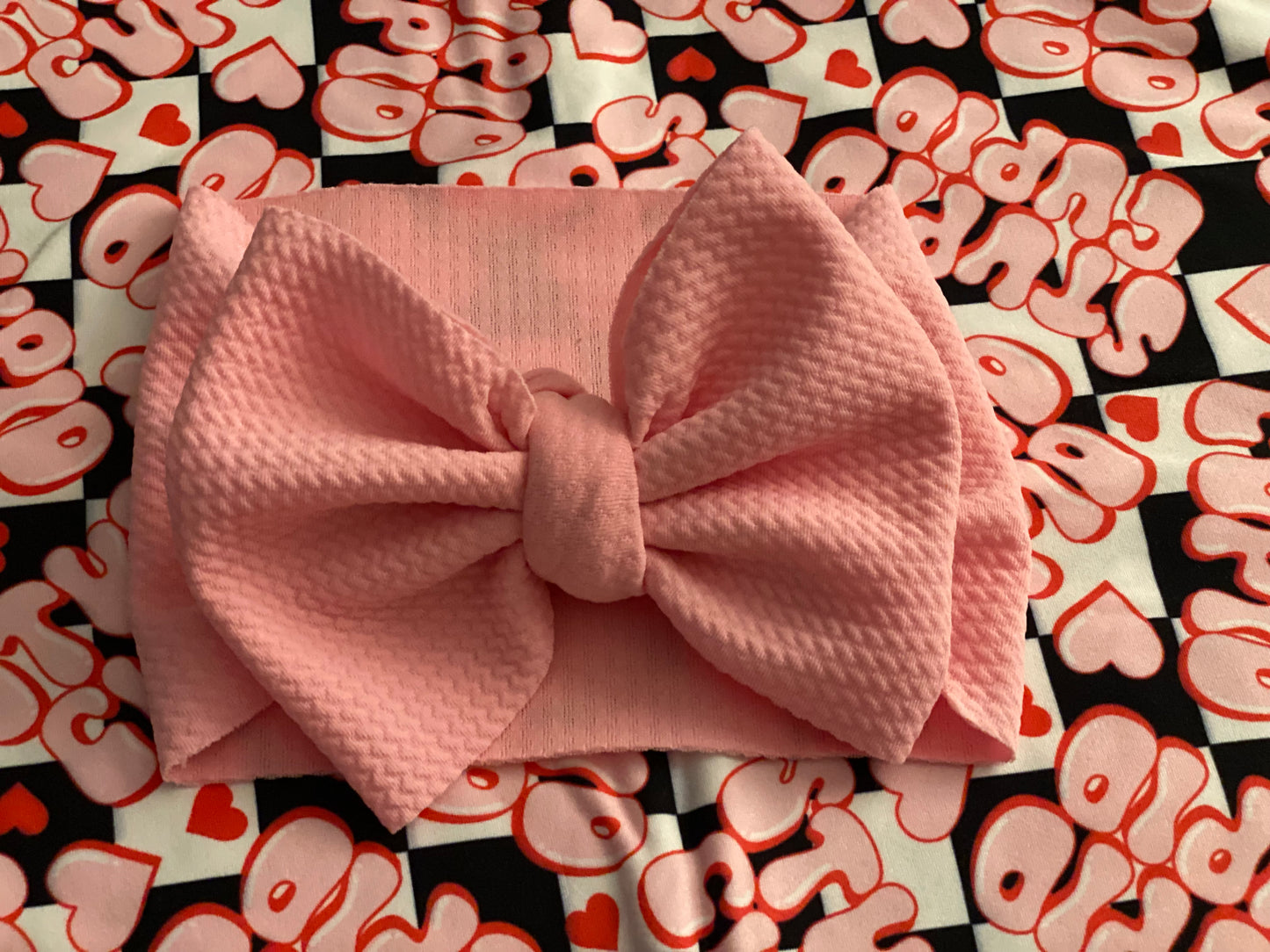 Bubblegum pink bow