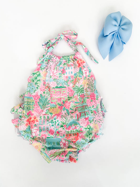 Charming Charleston Ruffle Bum Romper
