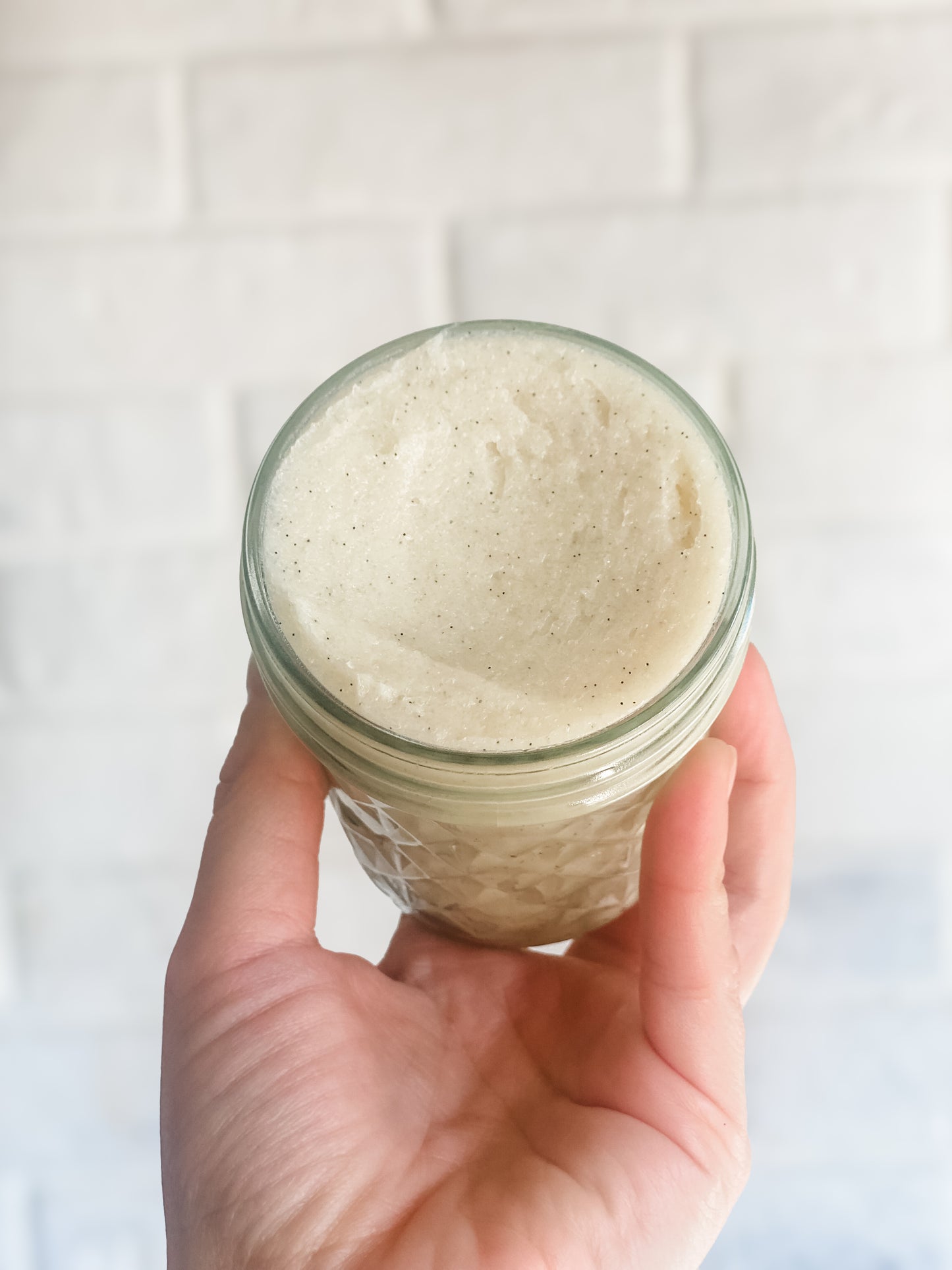 Vanilla Icecream Tallow Body Scrub 4 oz