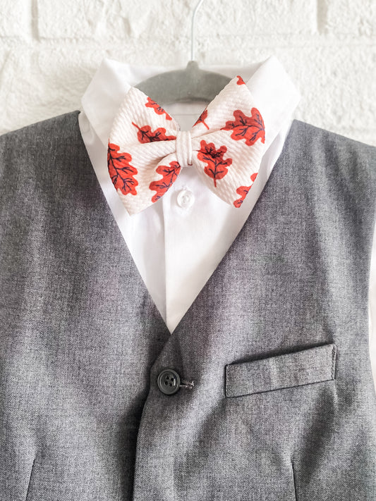Fall Leaves Bow Tie